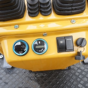 Mini excavator 1T cu semicabina, motor diesel 9.5CP, adancime sapare 1764mm, capacitate ridicare 350Kg, 3 cupe incluse 185/355/800mm THOR - Img 15