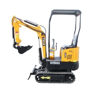 Mini excavator 1T cu semicabina, motor diesel 9.5CP, adancime sapare 1750mm, capacitate ridicare 350kg, latime cupa 380mm THOR - Img 2