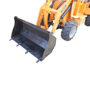 Mini incarcator frontal articulat 900kg 4x4, motor diesel 35CP, capacitate ridicare 500kg, latime cupa 1000mm THOR - Img 6