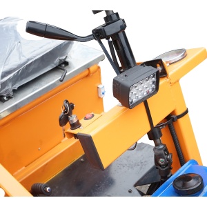 Mini incarcator frontal electric cu 3 roti, 2 motoare 1800W/1300W, baterie 48V/52Ah, capacitate ridicare 200kg, cupa 900x450x370mm - Img 13