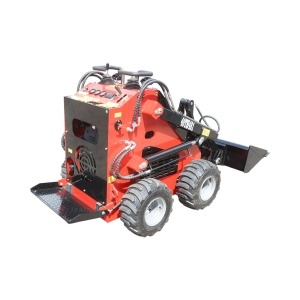 Mini incarcator frontal pe roti, motor benzina 23CP, 739cc, capacitate ridicare 350kg, volum cupa 0.15m3 THOR - Img 6