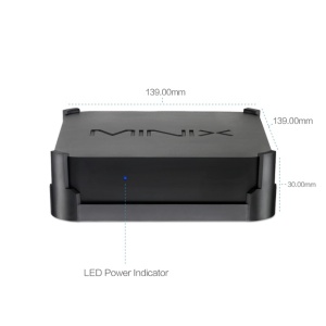 Mini PC cu Windows 10 Pro (64-bit) MINIX NEO J50C-4, Intel Pentium Silver, 64GB stocare, 4 GB RAM DDR4 (upgradabil la 16GB), Dual-Band Wi-Fi, Gigabit Ethernet, 4K @ 60Hz, USB-C, Auto Power On, Vesa Mo - Img 5