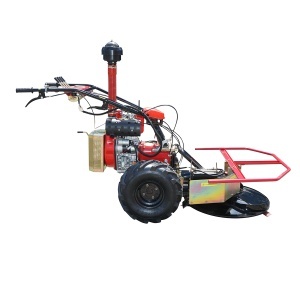 Motocositoare rotativa 950mm cu motor diesel si pornire electrica 1850x880x860mm - Img 5