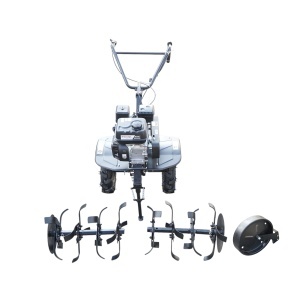 Motocultor 7CP cu freza 100cm, motor benzina 4 timpi 212cc OHV, viteze 2+1, transmisie pe curea, roti 4.00-8 Breckner Germany