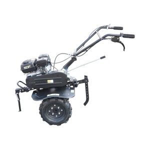 Motocultor 7CP cu freza 100cm, motor benzina 4 timpi 212cc OHV, viteze 2+1, transmisie pe curea, roti 4.00-8 Breckner Germany - Img 4
