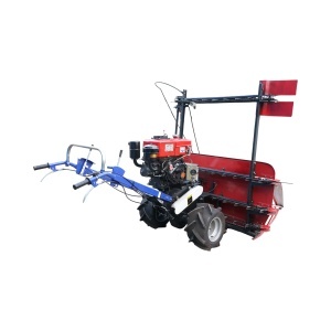 Motocultor diesel 6CP cu seceratoare frontala 1200mm, viteze 2+1, 8 divizoare pentru recoltat grau si paioase Baisan - Img 5