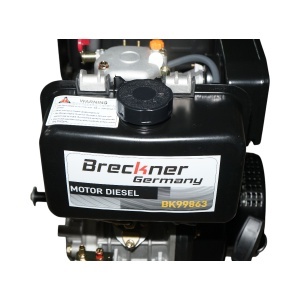Motor diesel 7CP 178F, 296cc, turatie 3600rpm, ax rotund filetat 19.05mm, pornire sfoara Breckner Germany - Img 9
