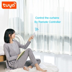 Motor inteligent pentru draperii, perdele PNI SafeHome PT923, WiFi, cu telecomanda inclusa, controlata cu aplicatia Tuya Smart