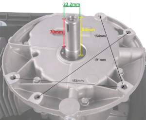 Motor masina de tuns gazon Zongshen XP200A (ax 22.2 Ø - 84mm) 6.5 CP (soc automat) - Img 2