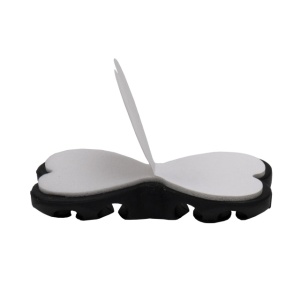 Organizator multifunctional cabluri PNI Tidy Clip 02, silicon flexibil, autoadeziv, pentru 8 cabluri 4x2 cu diametru de 6 mm, negru, set 2 bucati - Img 7
