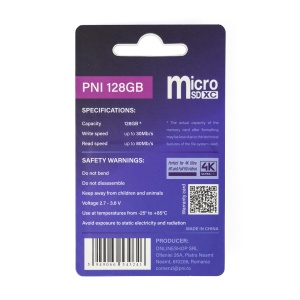 Pachet 2 bucati Card de memorie MicroSD PNI 128GB Clasa 10, 80 Mb/s, V30 cu adaptoare SD incluse - Img 4