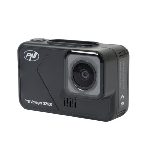 Pachet Camera auto DVR PNI Voyager S2500, WiFi, 4K UHD, ecran 2 inch si card de memorie microSD 128GB inclus - Img 5