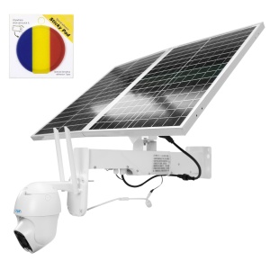 Pachet camera supraveghere video PNI IP60 live PTZ cu panou solar, 2MP, GSM 4G si Sticky Pad Drapel inclus - Img 9