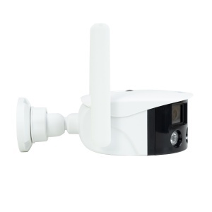 Pachet Camera supraveghere video wireless PNI IP590 Dual lens, 2 x 2MP, 180 grade cu panou solar fotovoltaic, putere 60W cu acumulator 20A, iesire 12V - Img 2