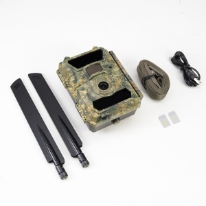 Pachet camera vanatoare PNI Hunting 400C carcasa, sufa securitate, acumulator 7.2Ah si cablu alimentare - Img 5