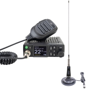 Pachet Statie radio CB PNI Escort HP 8900 ASQ, 12-24V + Antena CB PNI LED 2000 cu baza magnetica - Img 2