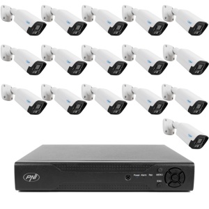 Pachet supraveghere video NVR PNI House IP716 si 16 camere PNI IP125 cu IP, 5MP - Img 2