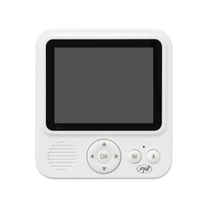 Pachet Video Baby Monitor PNI BM280 ecran 2.8 inch wireless 2.4 GHz cu sticky Pad Drapel inclus - Img 3