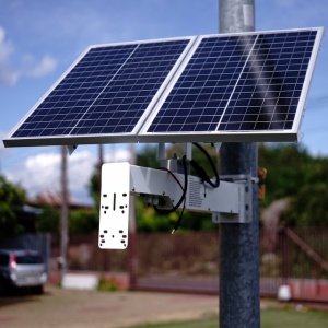 Panou solar fotovoltaic PNI PSF6020 putere 60W cu acumulator 20A inclus, iesire 12V, pentru camere de supraveghere - Img 7