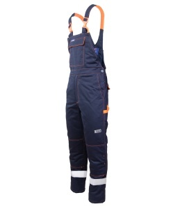 Pantaloni/protecție cu pieptar, talie reglabilă, mărime universală - Img 2