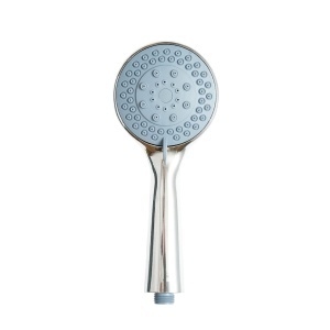 Para de dus baie rotunda, 5 functii, crom lucios, plastic 105x240mm