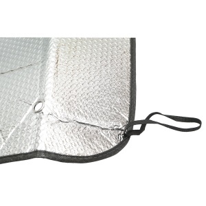 Parasolar parbriz auto 130x60cm folie de aluminiu si ventuze de fixare Breckner Germany - Img 6