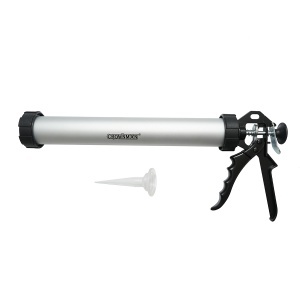 Pistol profesional aluminiu 380mm pentru silicon tip salam 600ml Crownman