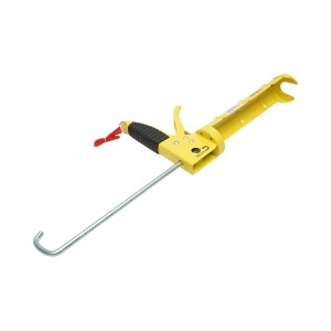 Pistol tub silicon profesional 225mm, cutter integrat, tija cu ac si carlig agatare Crownman - Img 2