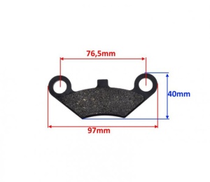 Placute frana spate/spate ATV Linhai, Goes, CF Moto echivalent cu FA453 - Img 2