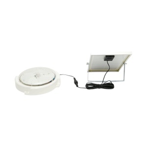 Plafoniera solara LED 150W, 6500K cu panou solar 6W, baterie LiFePO4 3600mAh, senzor miscare si telecomanda IP65 Breckner Germany - Img 5