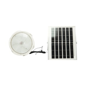 Plafoniera solara LED 200W, 6500K cu panou solar 12W, baterie LiFePO4 5400mAh, senzor miscare si telecomanda IP65 Breckner Germany - Img 2
