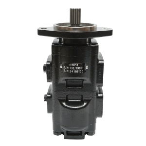 Pompa hidraulica tripla cu supapa 37/33CC pentru incarcator, manitou JCB cod OEM 332/F9031, 20/925581, 333/G5391, 7049532007 - Img 4