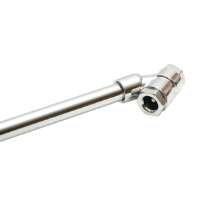 Prelungitor umflat roti cu cap dublu 310mm, racord filetat 8mm, otel cromat Breckner Germany - Img 5