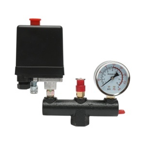 Presostat complet cu manometru 220V, 15A, presiune maxima 12 bar pentru compersor aer DISGM62, DISGM63, DISGM66 - Img 2
