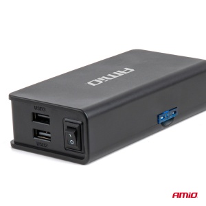 Priza bricheta 3xUSB-A USB-C QC 3.0 PD 3.0. 148W Amio - Img 2