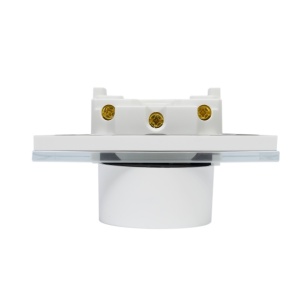 Priza simpla x2 incastrabila PNI WP222W cu rama din sticla culoare alb - Img 4