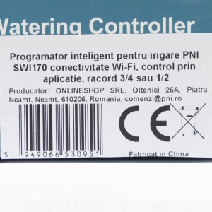Programator inteligent pentru irigare PNI SWI170, Wi-Fi, racord 3/4 sau 1/2, 1700 l/h, control prin aplicatie Tuya, compatibil cu Amazon Alexa si Google Home - Img 3