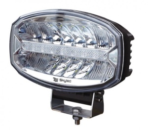 Proiector FULL LED Spot, SKYLED Jumbo Draco DRL 80W, 24.2cm cu pozitie alb/portocaliu