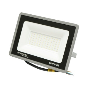 Proiector LED 50W, 100-265V, 6500K, 5000lm tip Flood 200x145x28mm IP66 Breckner Germany