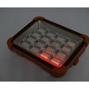 Proiector LED portabil 500W cu panou solar 3W, baterie 12000mAh, 6 moduri de iluminare, magnet, carlig, USB Power Bank Breckner Germany - Img 13