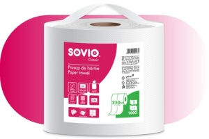Prosop de hartie rola 1000 foi, 2 straturi SOVIO Monorola