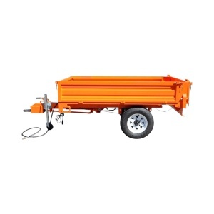Remorca 1.5T basculabila cu instalatie electrica o singura osie si anvelope 185R14C - Img 2