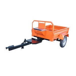 Remorca motocultor basculabila 450kg, bena 1400x1000x300mm, roti 4.00-12 THOR