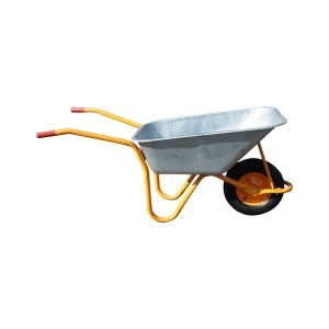 Roaba metalica cu intarituri si roata din metal 85L 875x595x275mm Thor - Img 5
