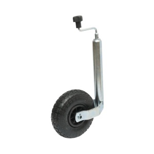 Roata de sprijin remorca cu roata pneumatica 260x85mm, diametru tub 48mm, reglabila 600-880mm, sarcina maxima 136kg Breckner Germany - Img 2