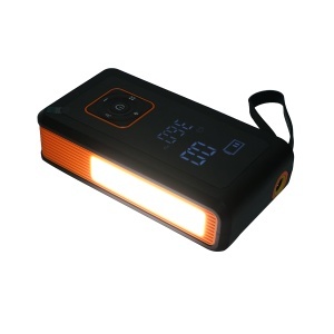 Robot pornire si compresor aer smart 80W 150 PSI, afisaj digital LED, baterie litiu 8000 mAh, baterie externa, lanterna LED, port USB/USB-C, accesorii incluse - Img 9