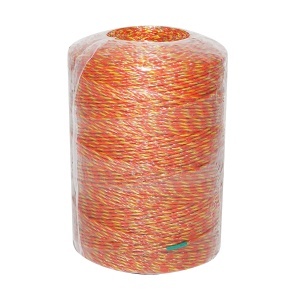 Rola fir galben-rosu fi 2mm 6x0.16mm SS, 500m gard electric, rezistenta 5.5 Ohm Bourget - Img 3