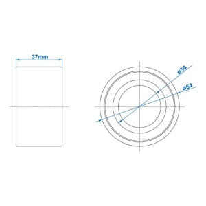 Rulment compact 34/64x37mm universal - Img 6