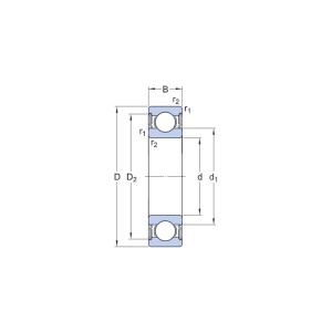 Rulment SKF 6306-2RS1/C3 - Img 5