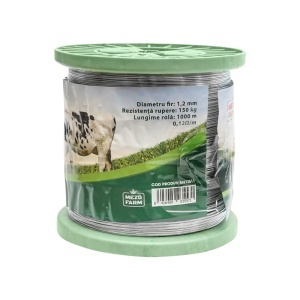 Sarma galvanizata pentru gard electric 1,2mm x 1000m Mezofarm - Img 2